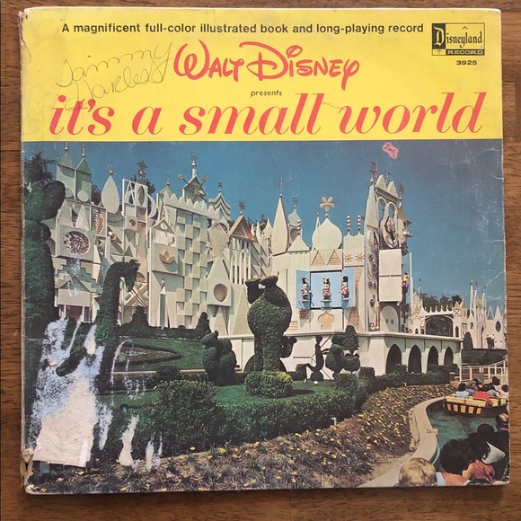 Walt Disney It’s A Small World Album Cover Story Book Insert - Picture 3 of 14